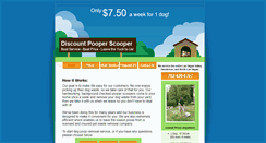 Desktop Screenshot of discountpooperscooper.com